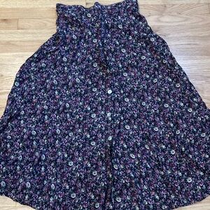 Chic Floral A-Line Skirt